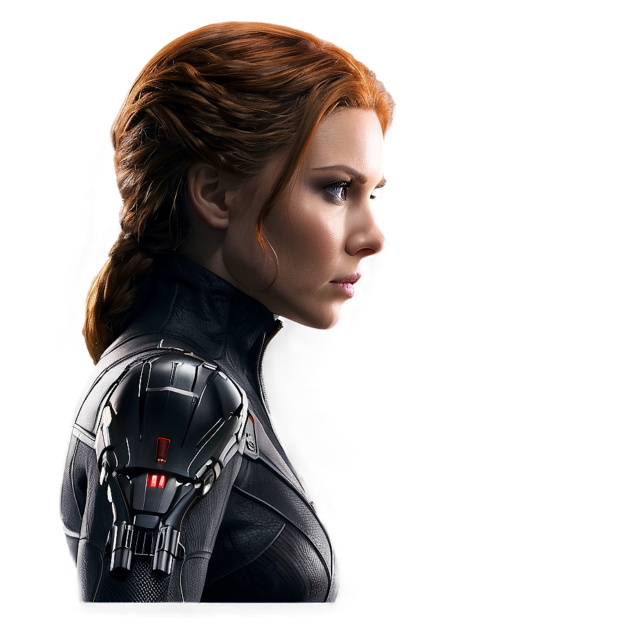 Black Widow Side Profile Png 4 PNG Image