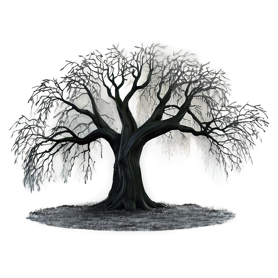 Black Willow Tree Png Nfy PNG Image