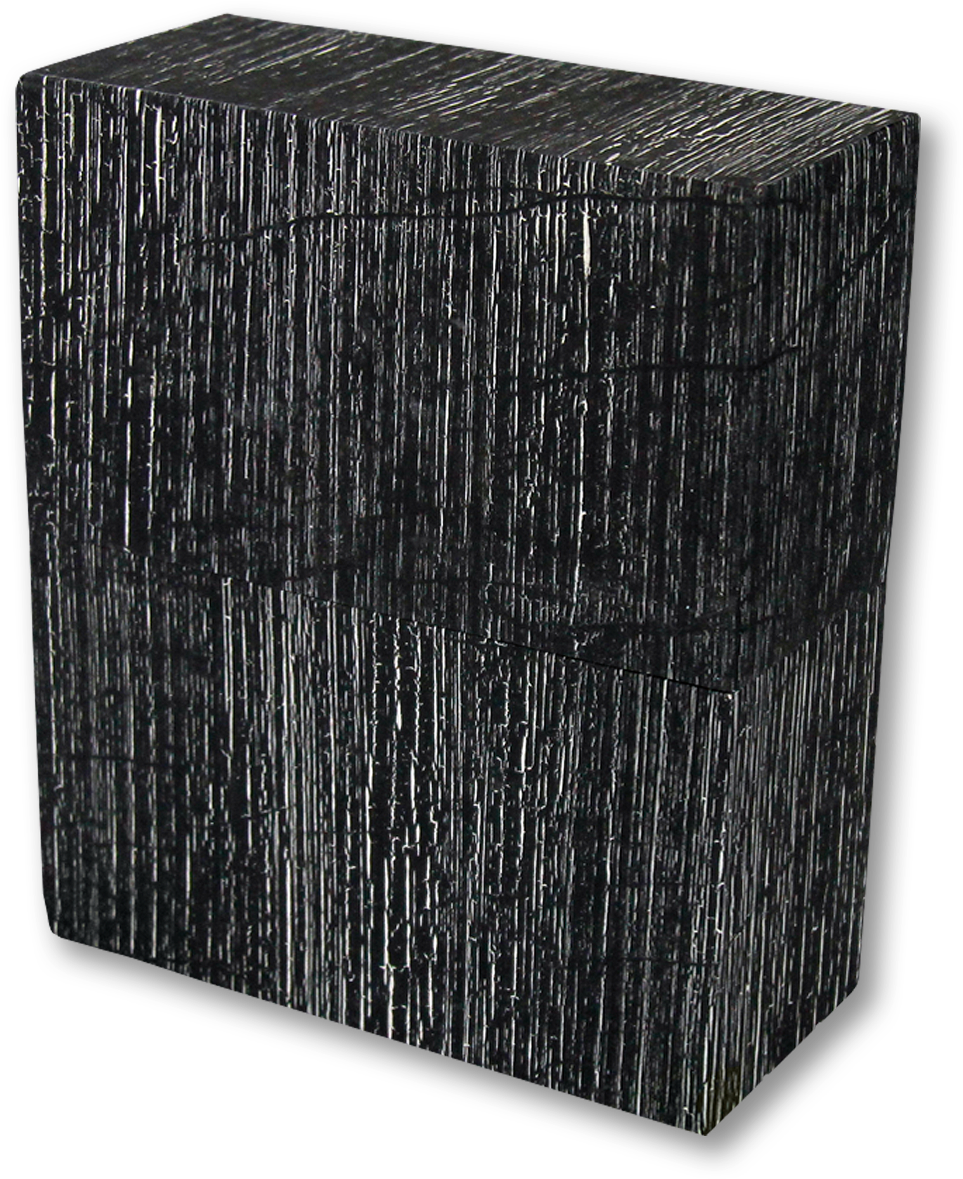 Black Wooden Cube Texture PNG Image