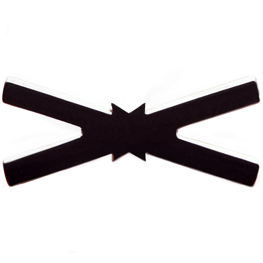 Black X B PNG Image