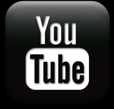 Black You Tube Logo Icon PNG Image