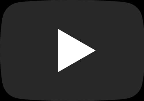 Black You Tube Logo PNG Image