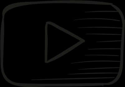 Black_ You Tube_ Logo_ Vector PNG Image