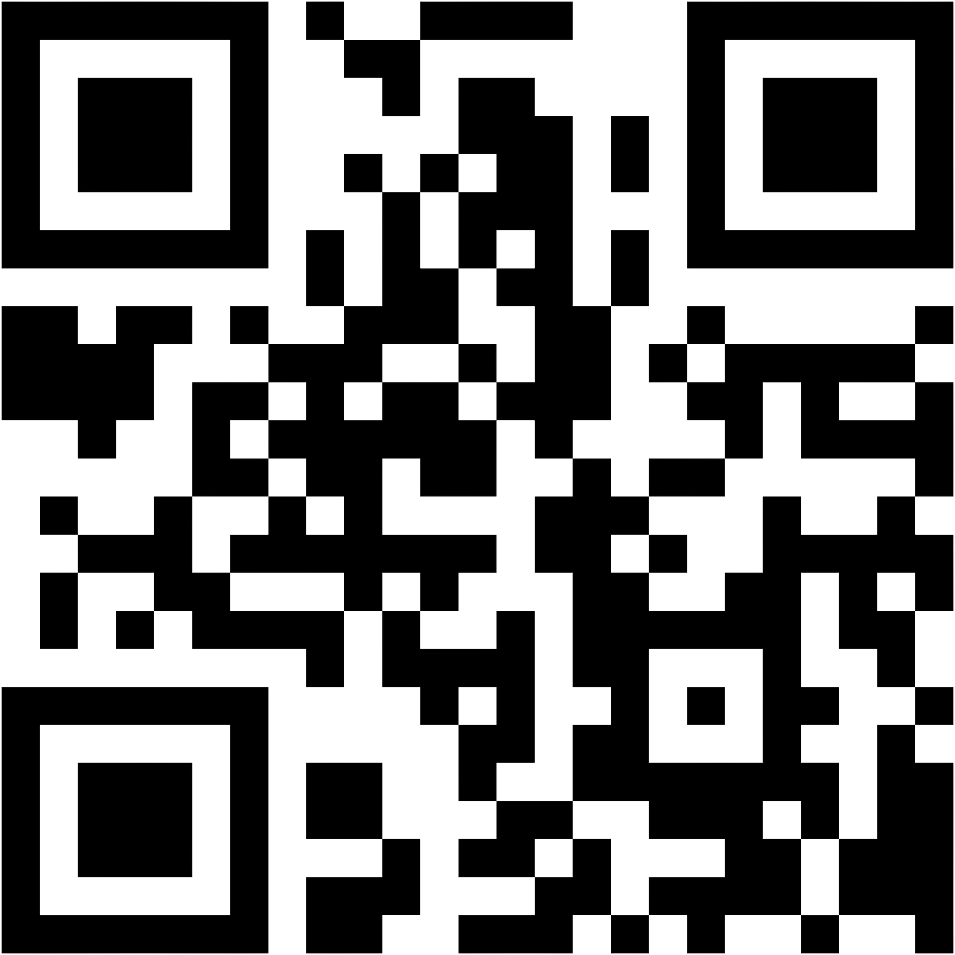 Blackand White Q R Code PNG Image