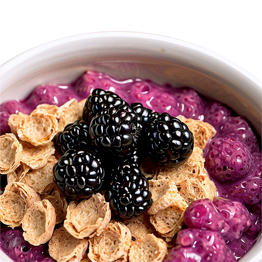 Blackberry Cobbler Cereal Png Dus85 PNG Image