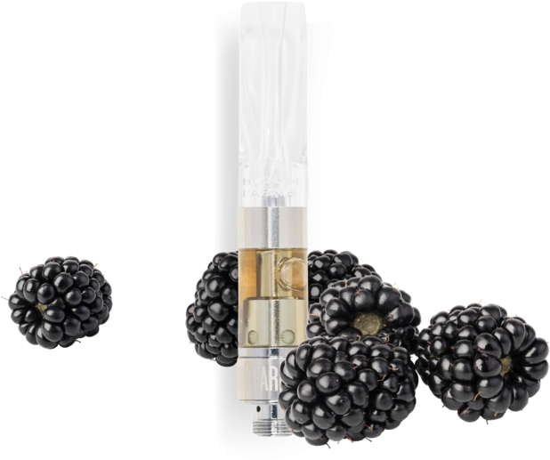 Blackberry Flavored Vape Cartridge PNG Image