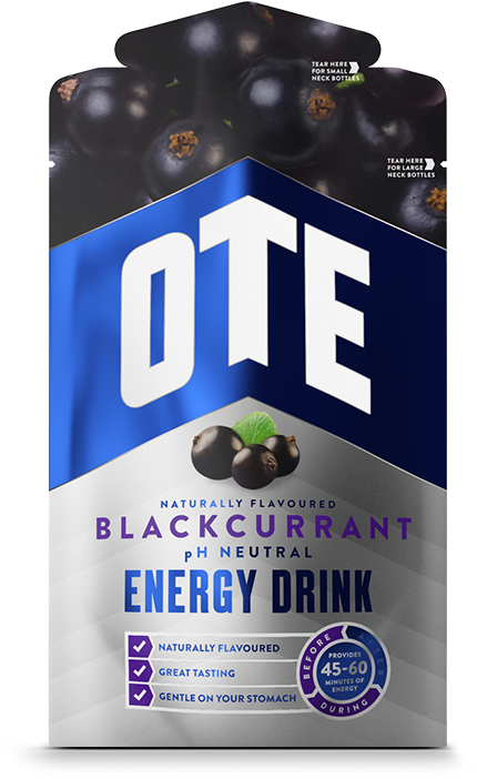 Blackcurrant Energy Drink Packaging PNG Image