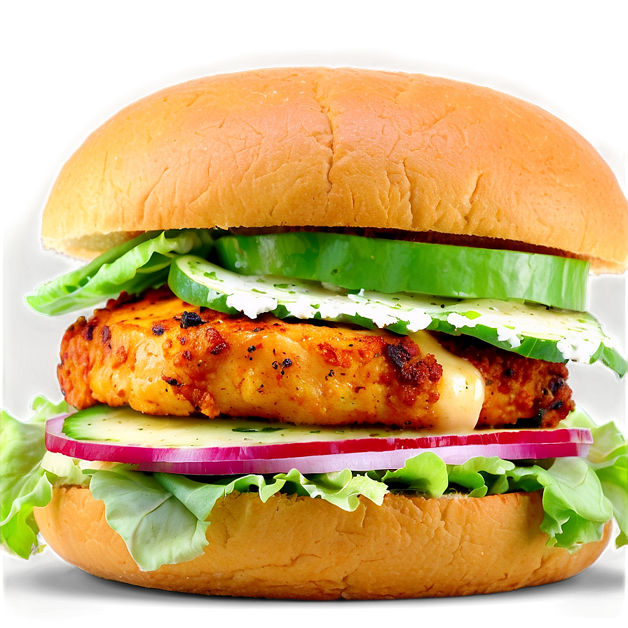 Blackened Chicken Sandwich Png 06132024 PNG Image