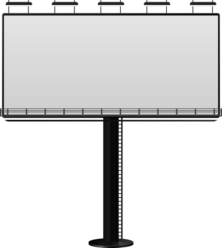 Blank Billboard Structure PNG Image