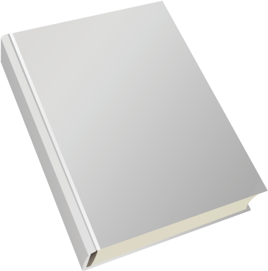 Blank Book Cover Mockup PNG Image