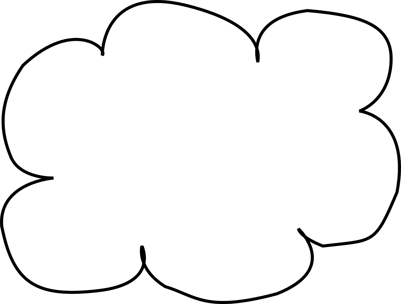 Blank_ Comic_ Cloud_ Bubble PNG Image