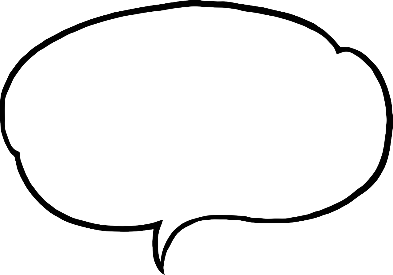 Blank Comic Speech Bubble PNG Image