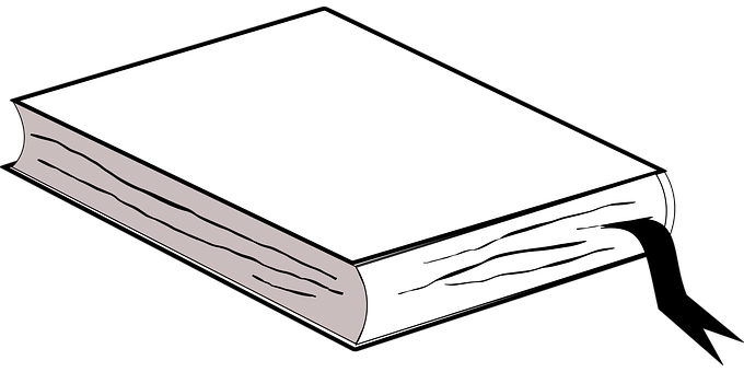 Blank Cover Book Illustration PNG Image