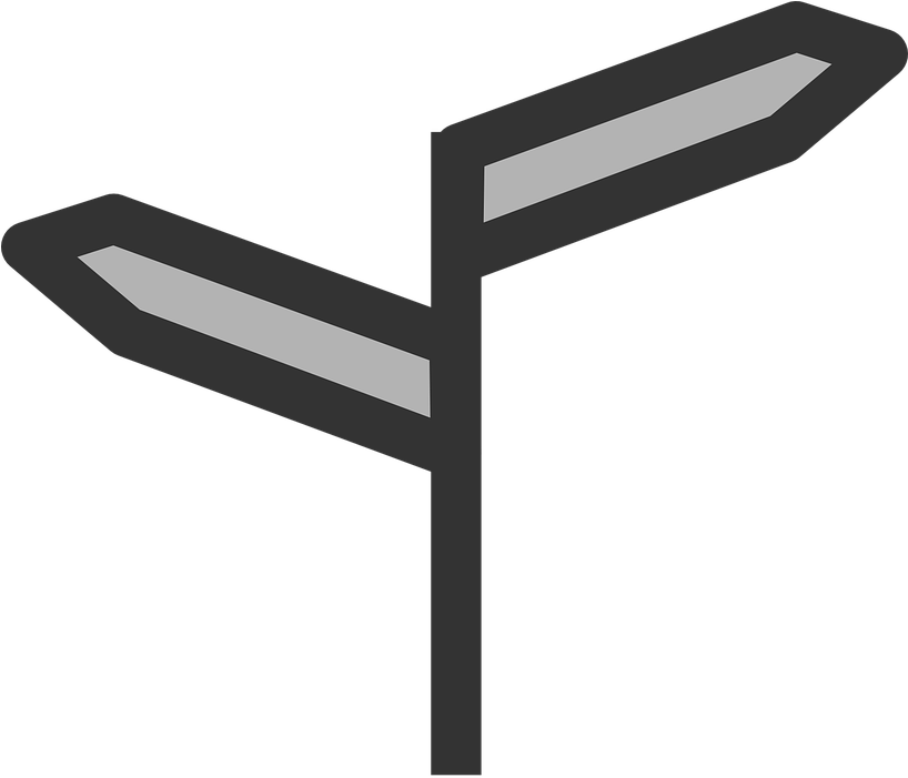 Blank_ Directional_ Signpost PNG Image