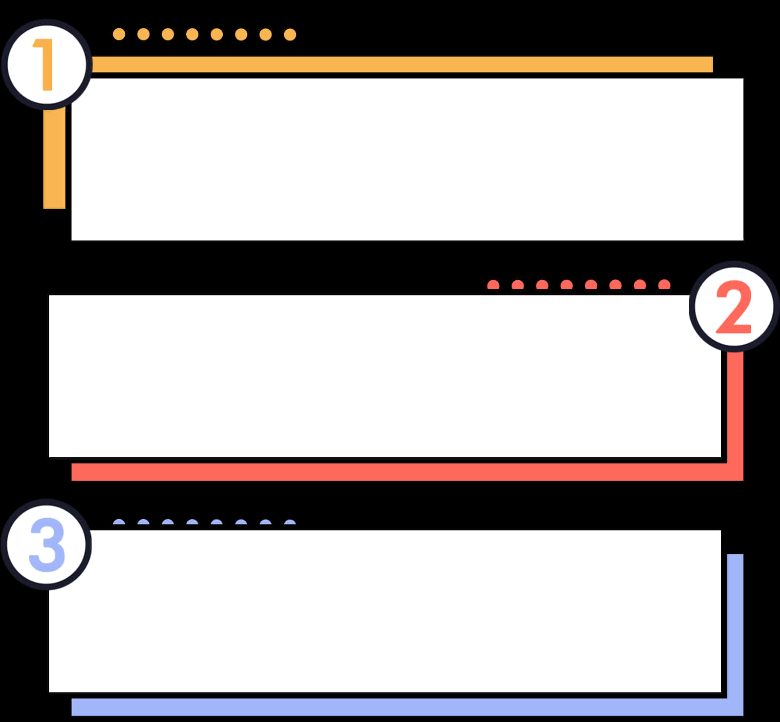 Blank Infographic Template Design PNG Image