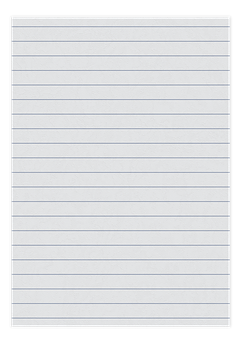 Blank Lined Paper PNG Image