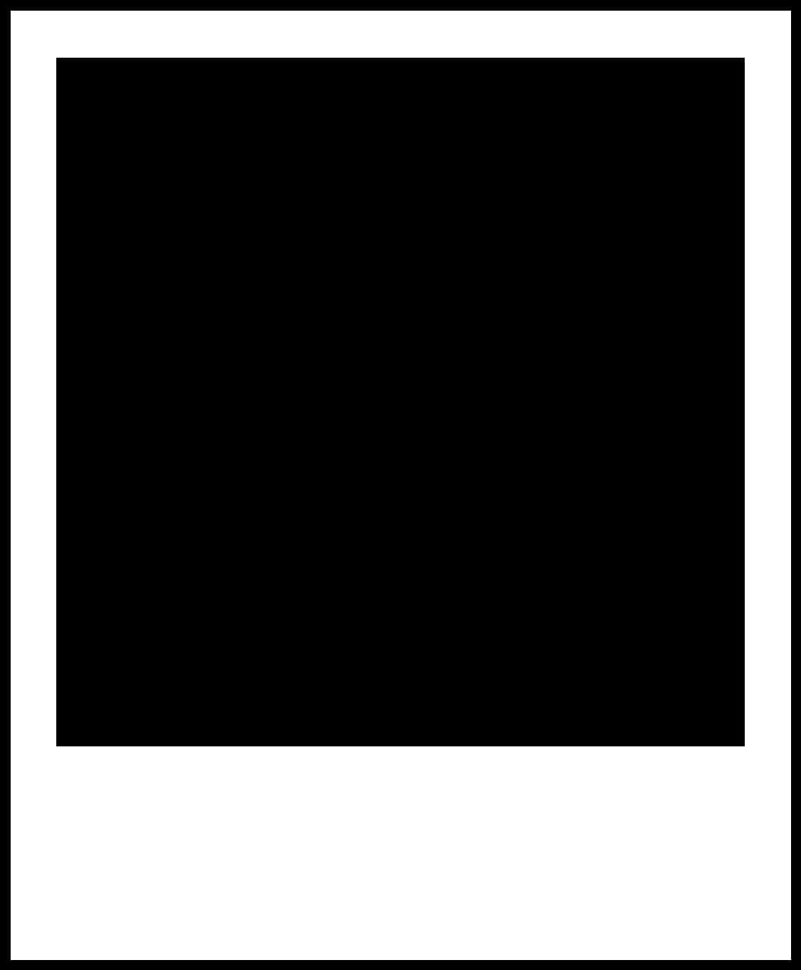 Blank Polaroid Frame PNG Image