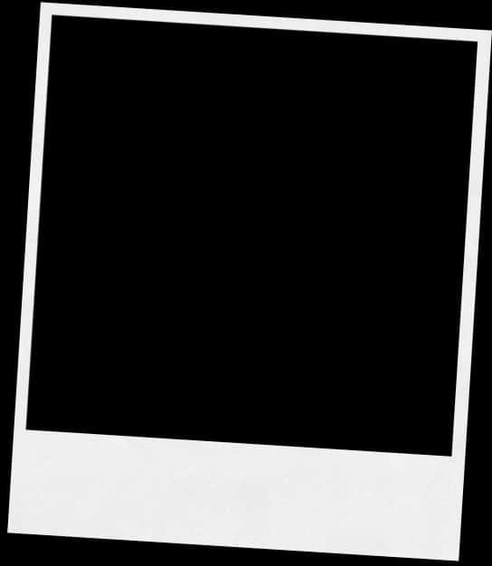 Blank Polaroid Frame PNG Image