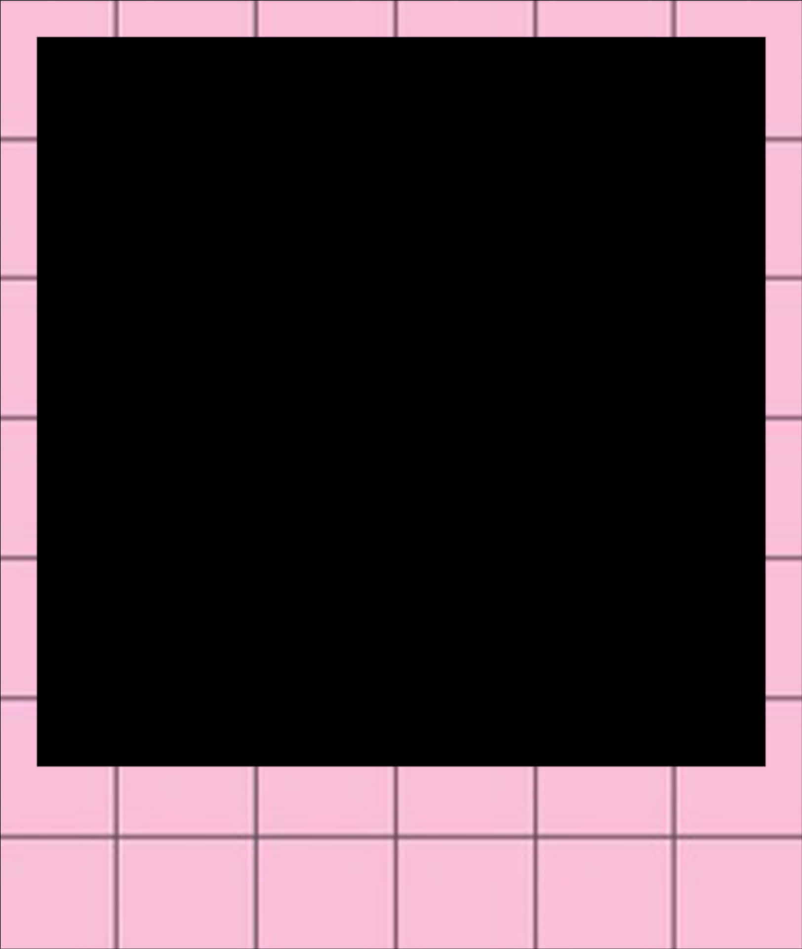 Blank Polaroid Frame Pink Background PNG Image