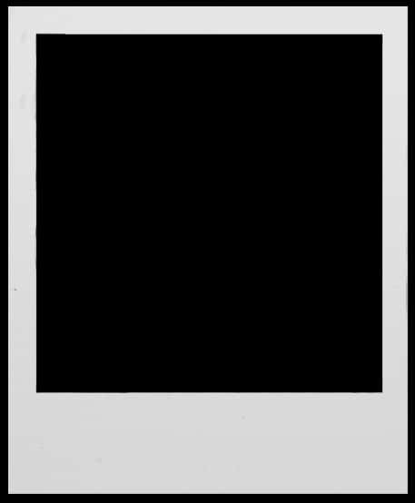 Blank Polaroid Frame PNG Image