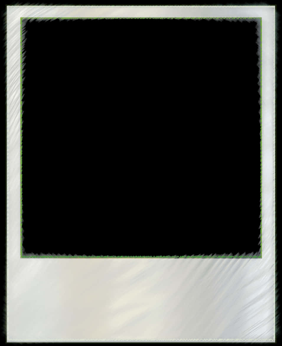 Blank Polaroid Frame PNG Image