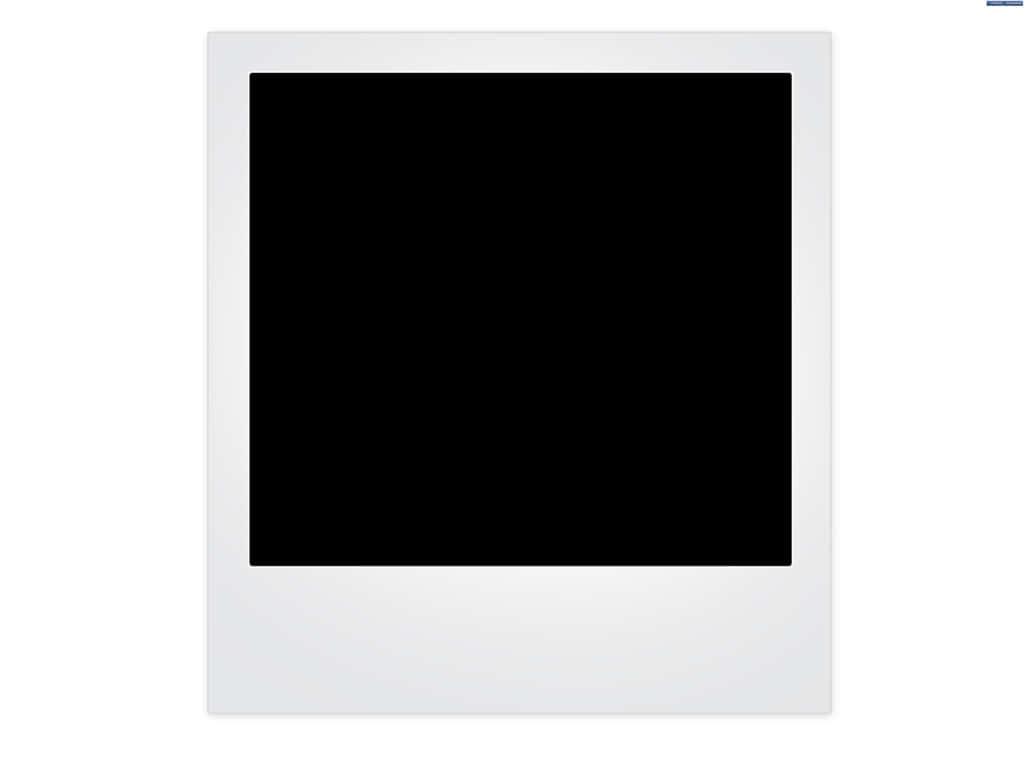 Blank Polaroid Frameon White Background PNG Image