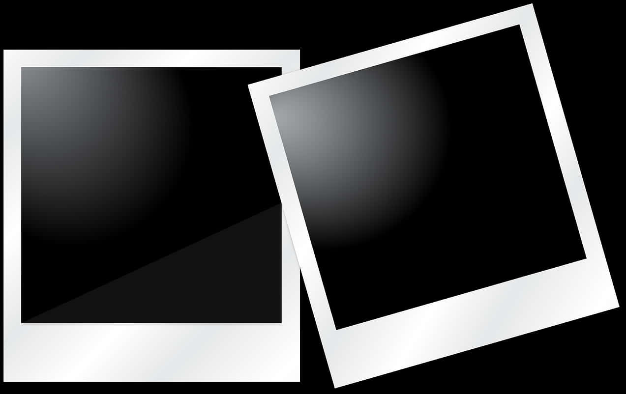 Blank Polaroid Frames PNG Image