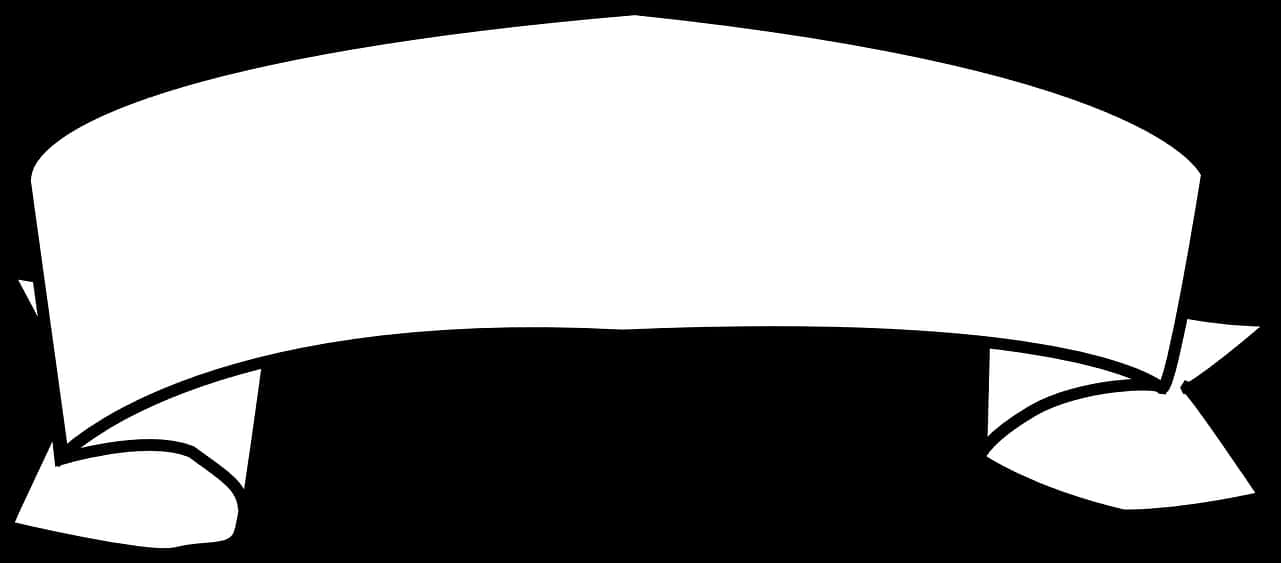 Blank Scroll Banner Graphic PNG Image