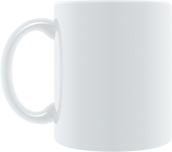 Blank White Coffee Mug PNG Image