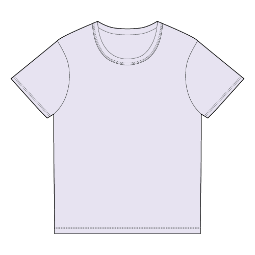 Blank White T Shirt Template PNG Image