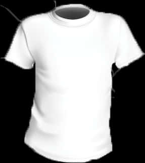 Blank White T Shirt Template PNG Image