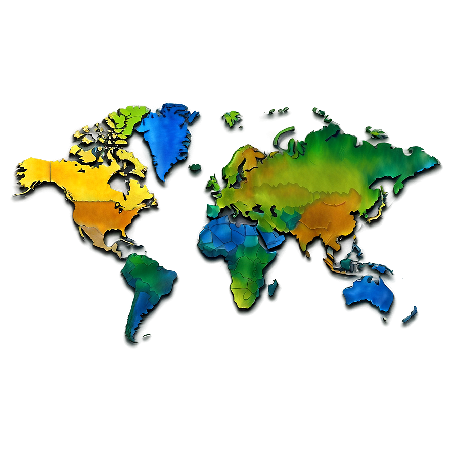 Blank World Map Png 05242024 PNG Image