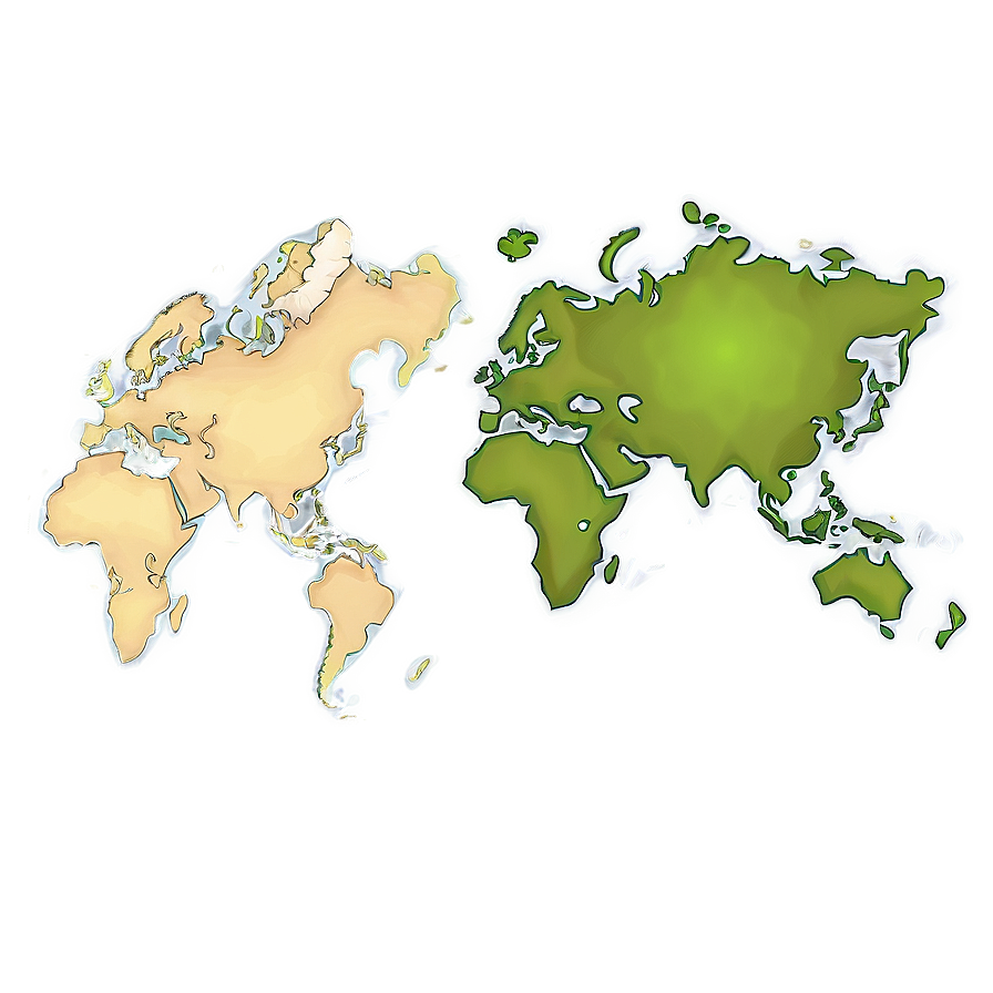 Blank World Map Png Cvx26 PNG Image