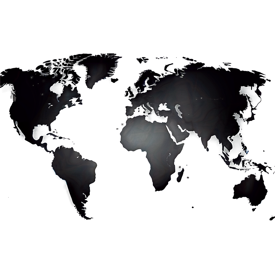 Blank World Map Vector Png 90 PNG Image