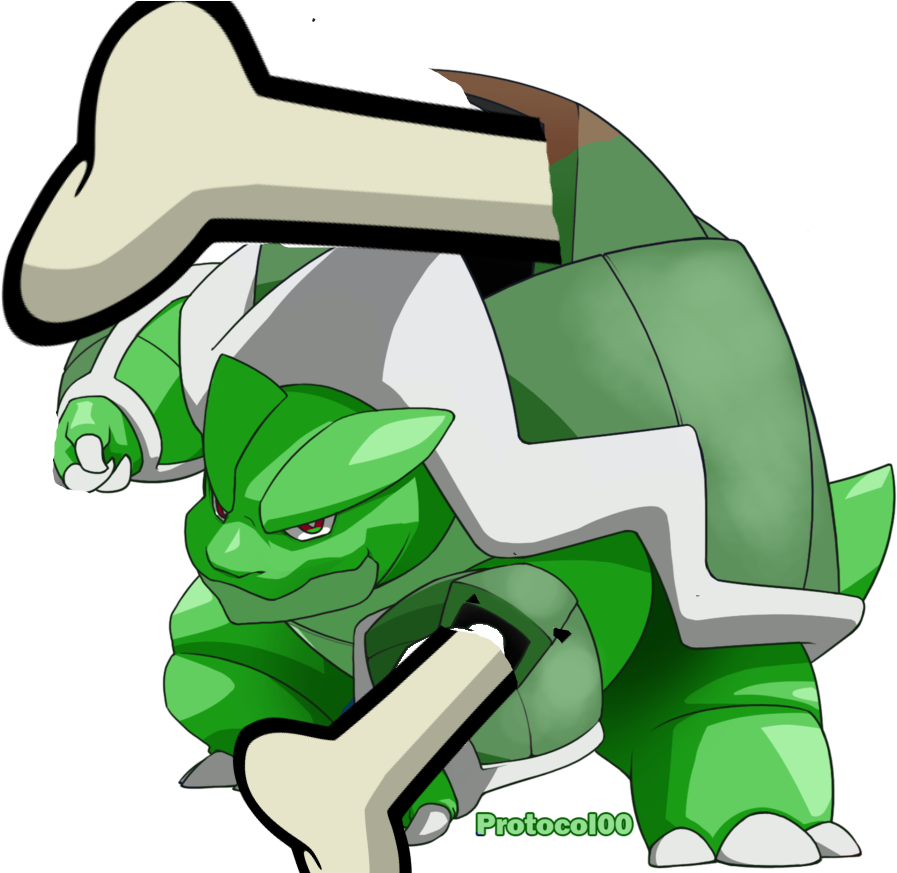 Blastoise Pokemon Fan Art PNG Image