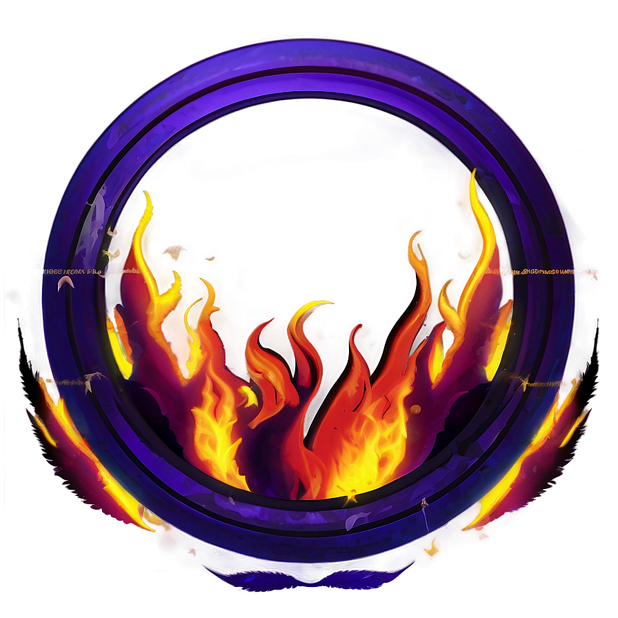 Blaze Circle Motif Png 40 PNG Image