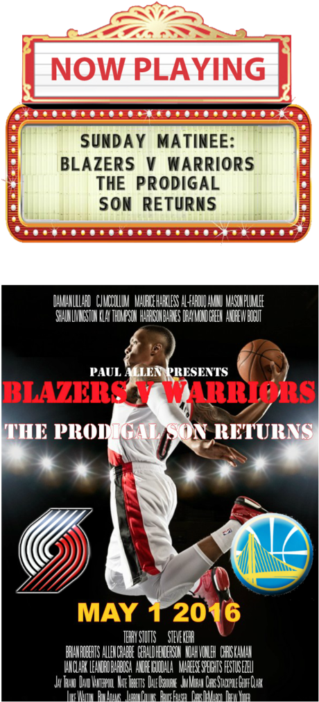 Blazersvs Warriors Game Promo2016 PNG Image