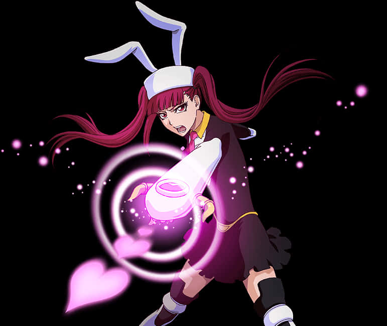 Bleach Anime Character With Magical Weapon PNG Image