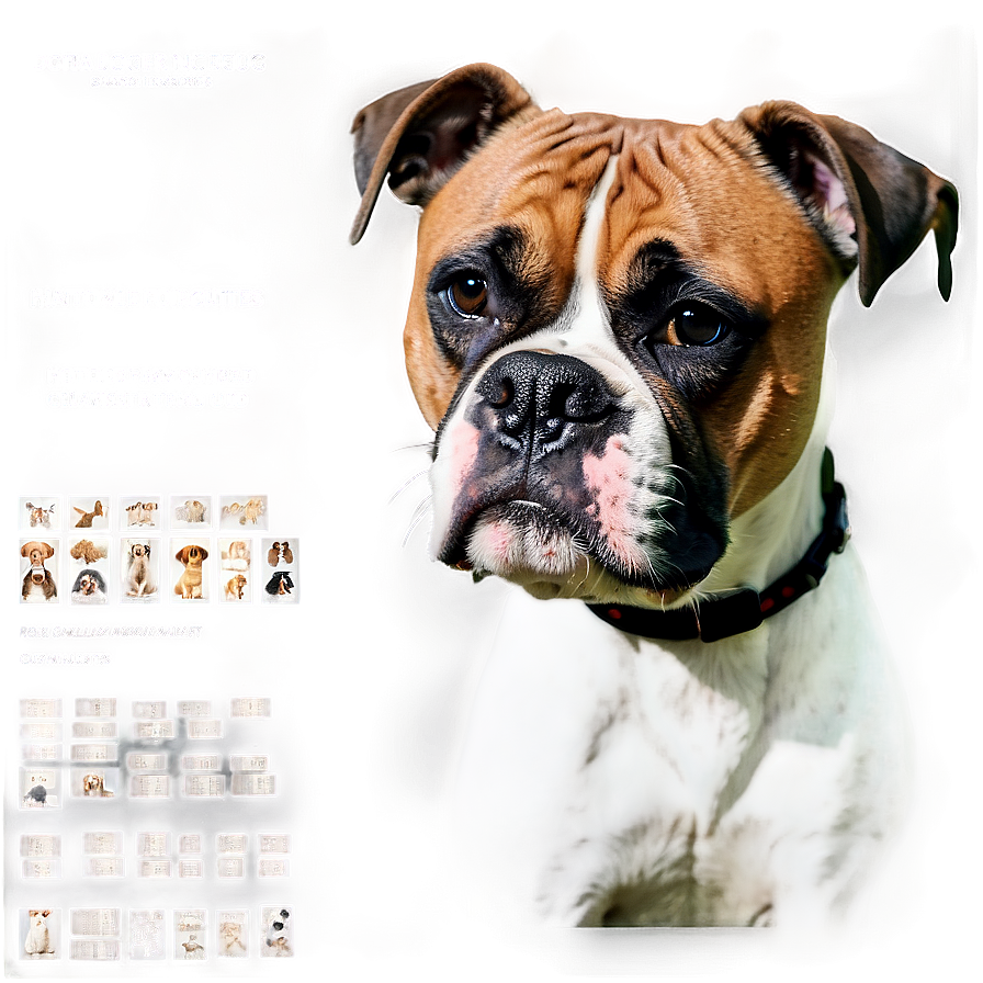 Bleak Boxer Dog Png 57 PNG Image