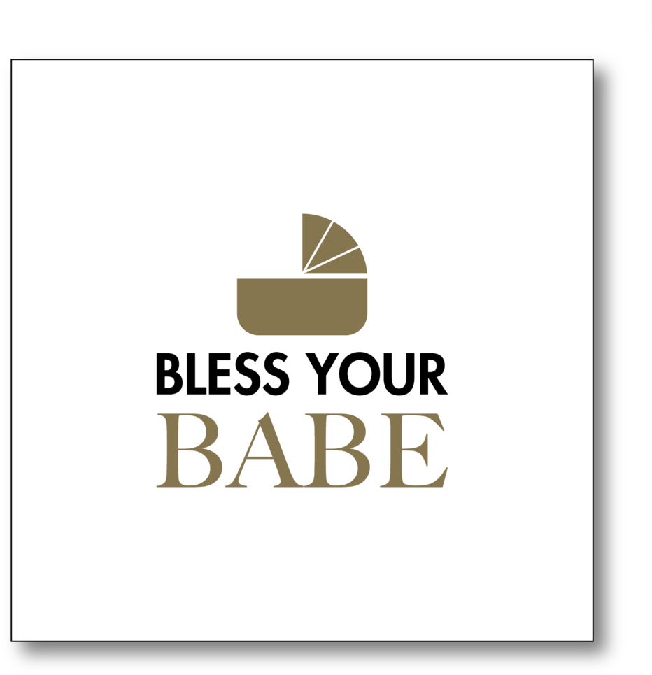 Bless Your Babe Graphic Design PNG Image