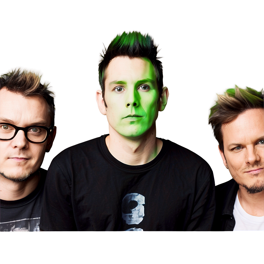 Blink-182 Reunion Announcement Art Png 06242024 PNG Image