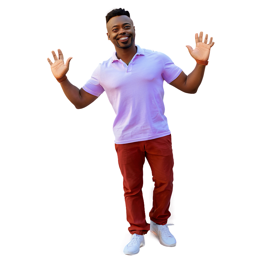 Blissful Man Artwork Png Amf PNG Image