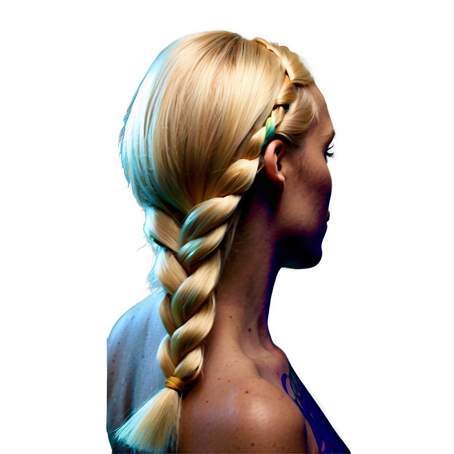 Blond Hair Braid Png 29 PNG Image