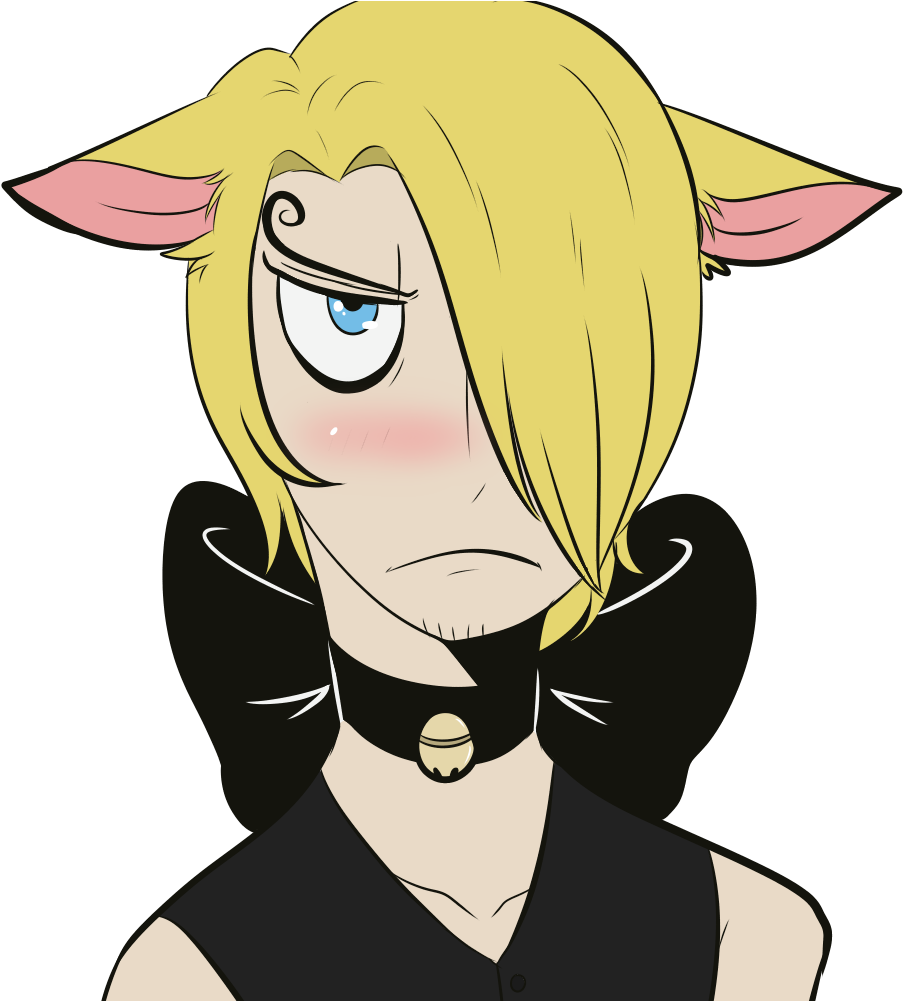 Blonde Anime Character With Elf Ears PNG Image