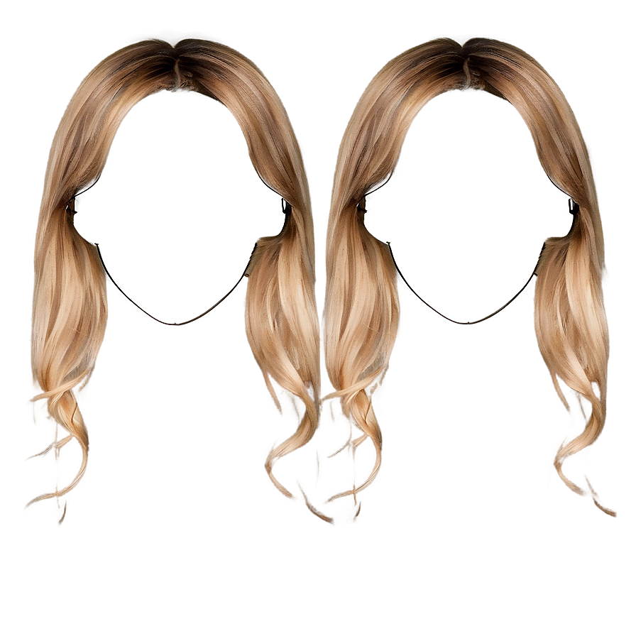 Blonde Balayage Beauty Png Mim PNG Image