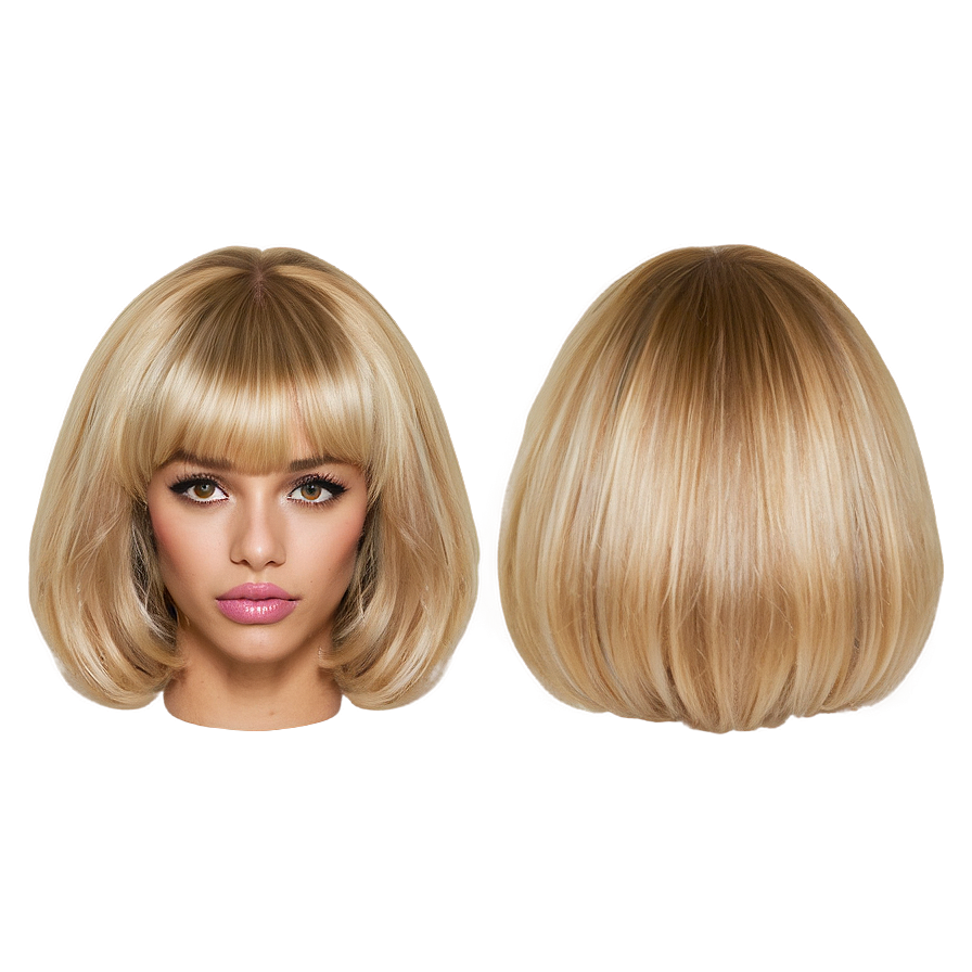 Blonde Bangs Hairstyle Png 43 PNG Image