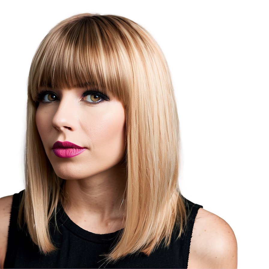 Blonde Bangs Inspiration Png Ucp PNG Image