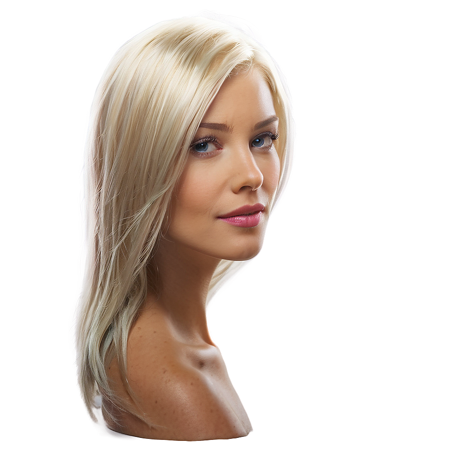 Blonde Hair Artwork Png Mge14 PNG Image