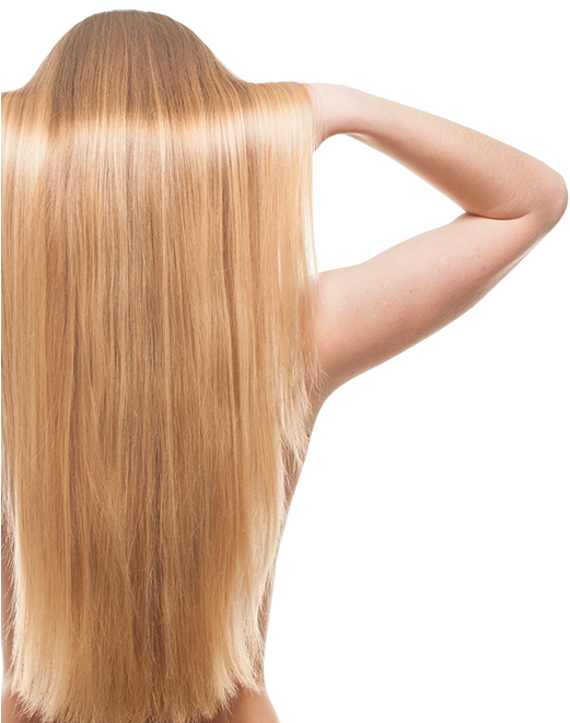 Blonde Hair Texture Showcase PNG Image