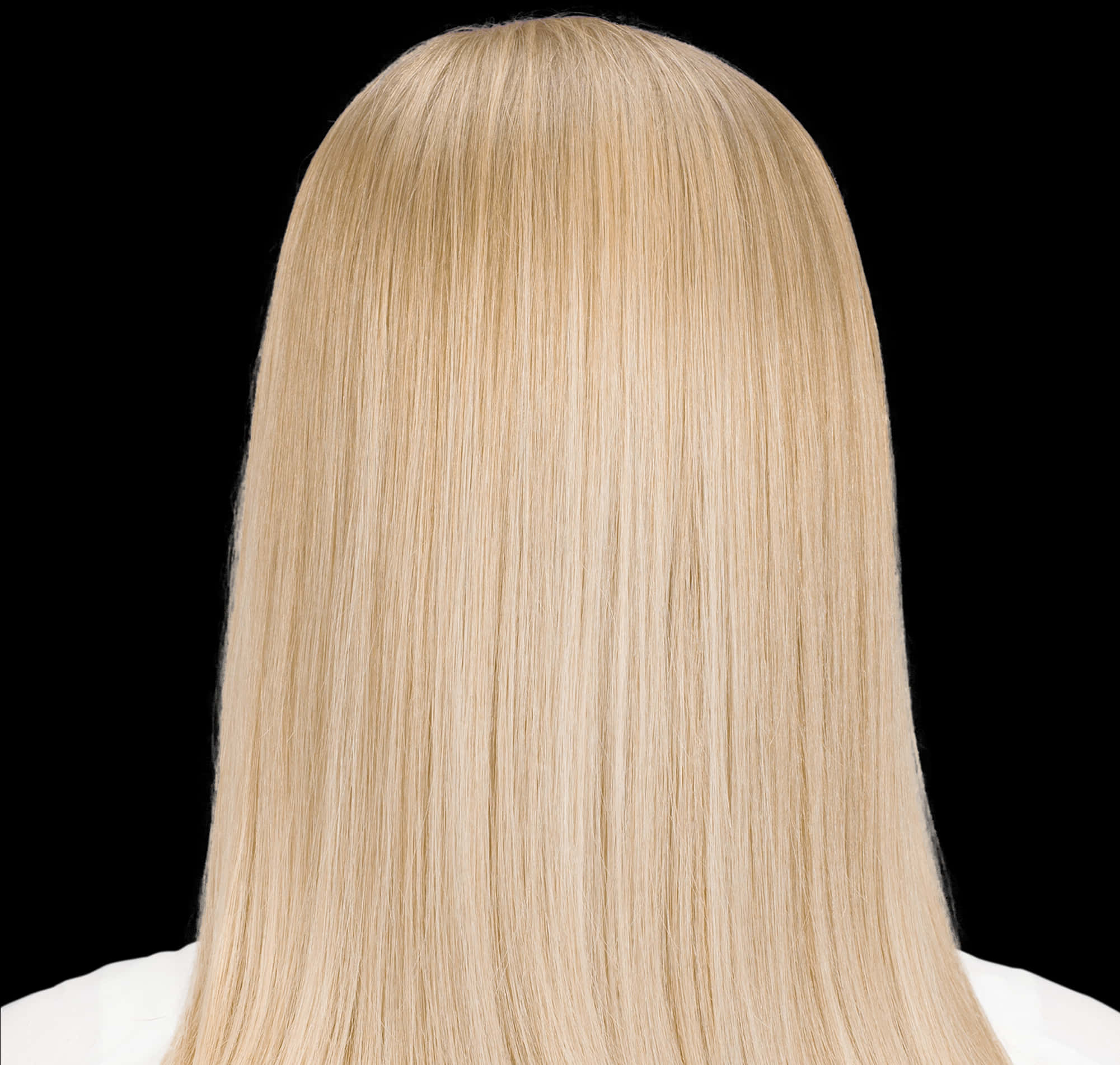 Blonde Straight Long Hair PNG Image